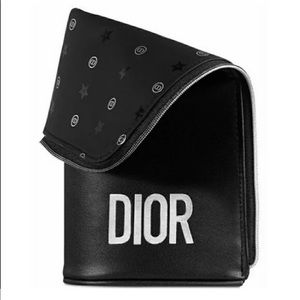 🖤 new Christian Dior Makeup cosmetic brush holder zipper Case Bag pouch
